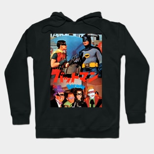 Japanese Pop Art Superhero Movie Poster Hoodie